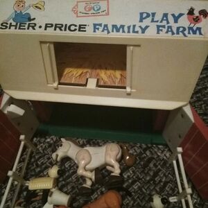 Fisher-Price Family Farm Playset An Solo 1967.